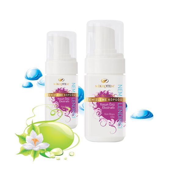 Yağlı Ciltler için Temizleme Köpüğü Yağlı Ciltler için Temizleme Köpüğü